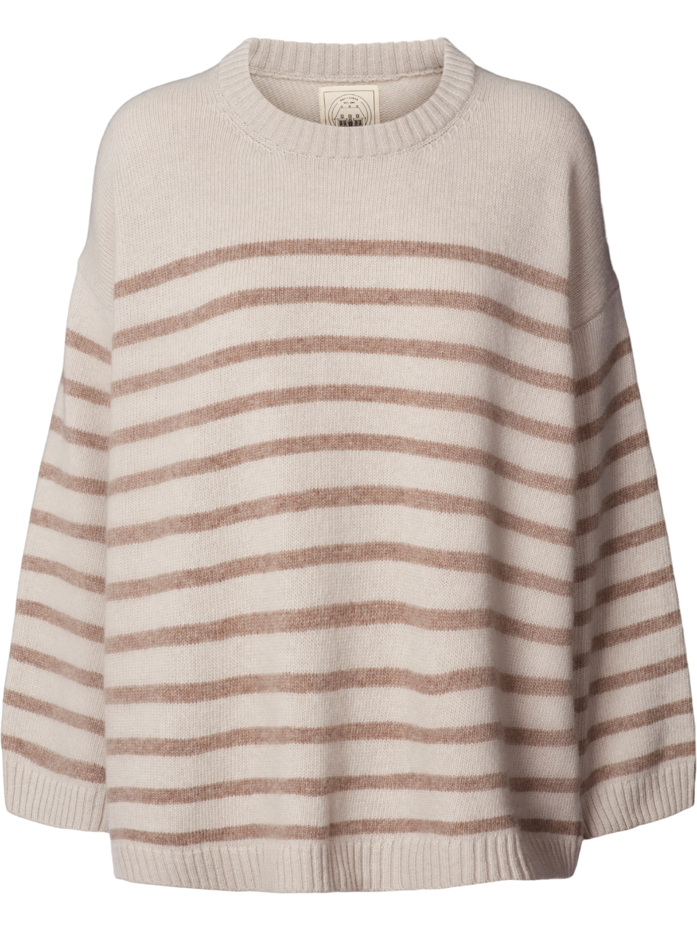 Gai+Lisva Pullover 'Barbera' in Beige: Vorderseite