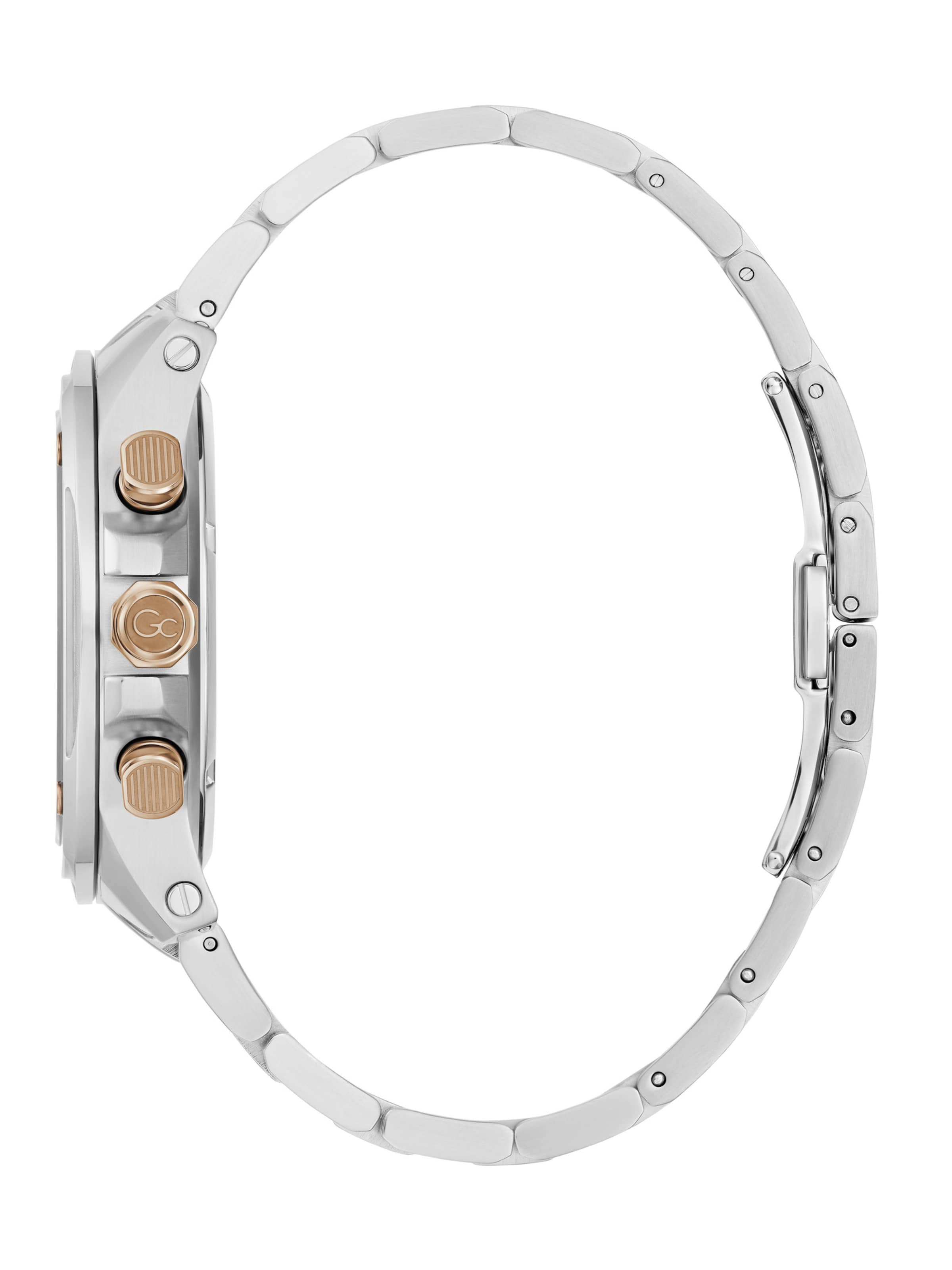 Gc Analoguhr in Silber