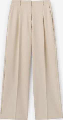 Wide Leg Pantalon MOTIVI en beige : devant