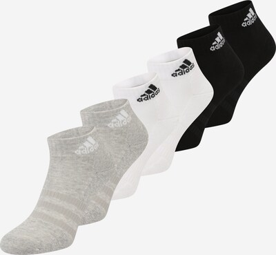 ADIDAS SPORTSWEAR Sports socks 'Cushioned  ' in Grey / Black / White, Item view
