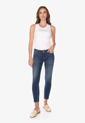 Le Temps Des Cerises Slimfit Jeans 'PULPC' in Blau