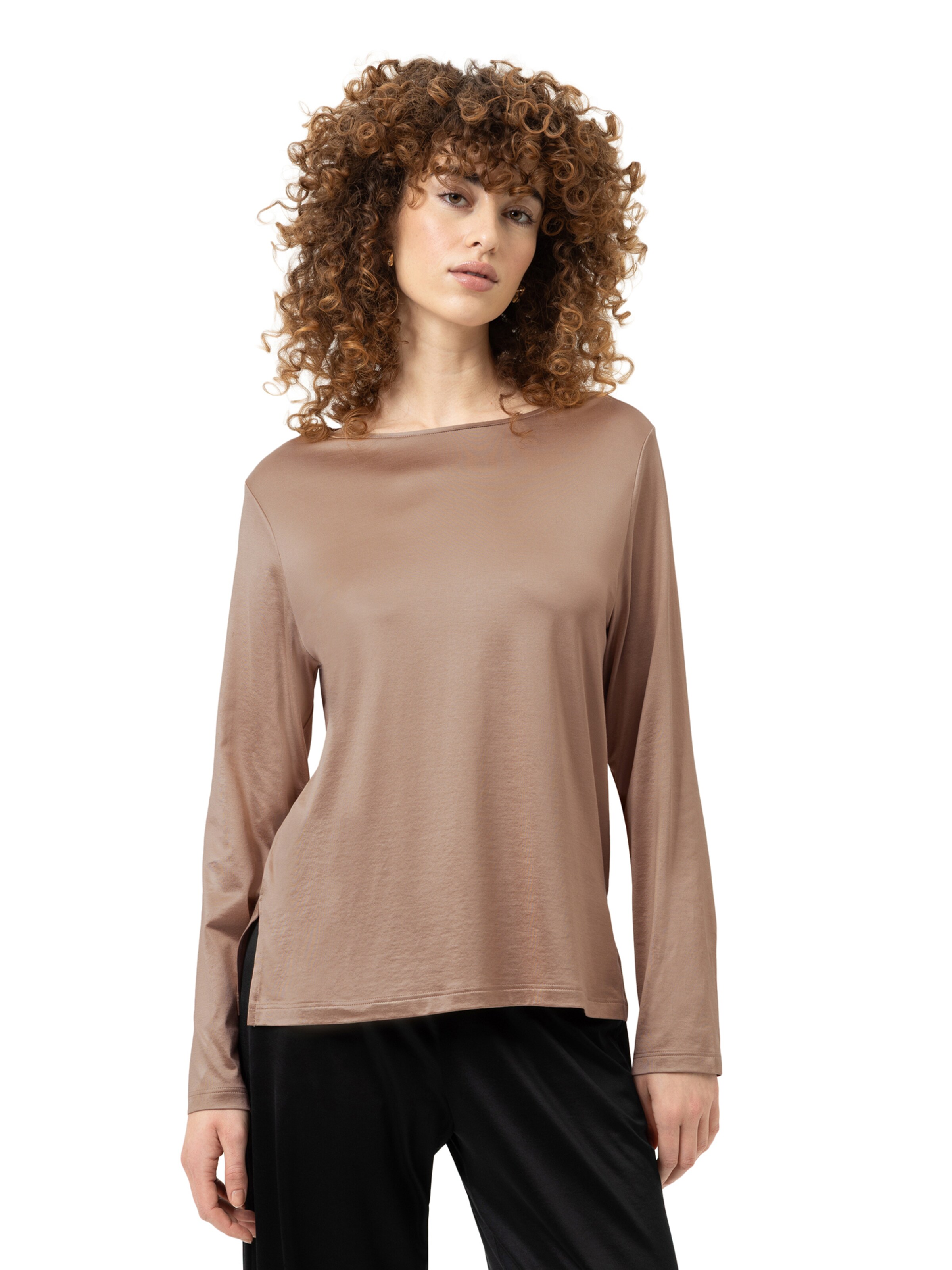Chemise de nuit ' Serie Pure Shine ' Mey en beige : devant