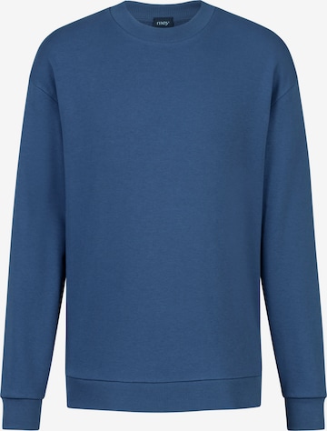 Mey Sweatshirt 'Terry Essentials' in Blau: Vorderseite