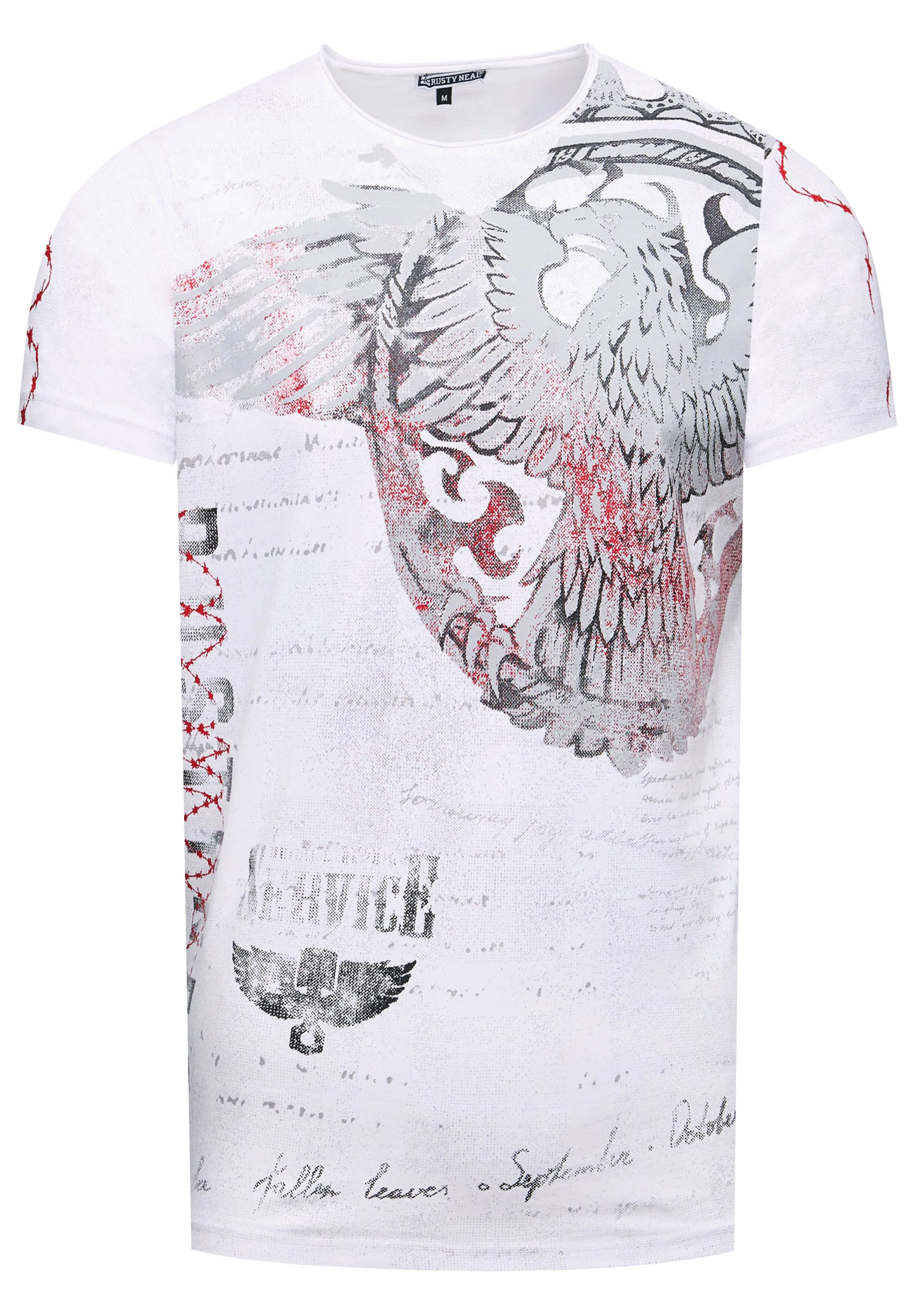 Rusty Neal T-Shirt in Weiß: Vorderseite