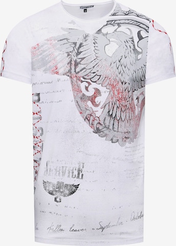 Rusty Neal T-Shirt in Weiß: Vorderseite