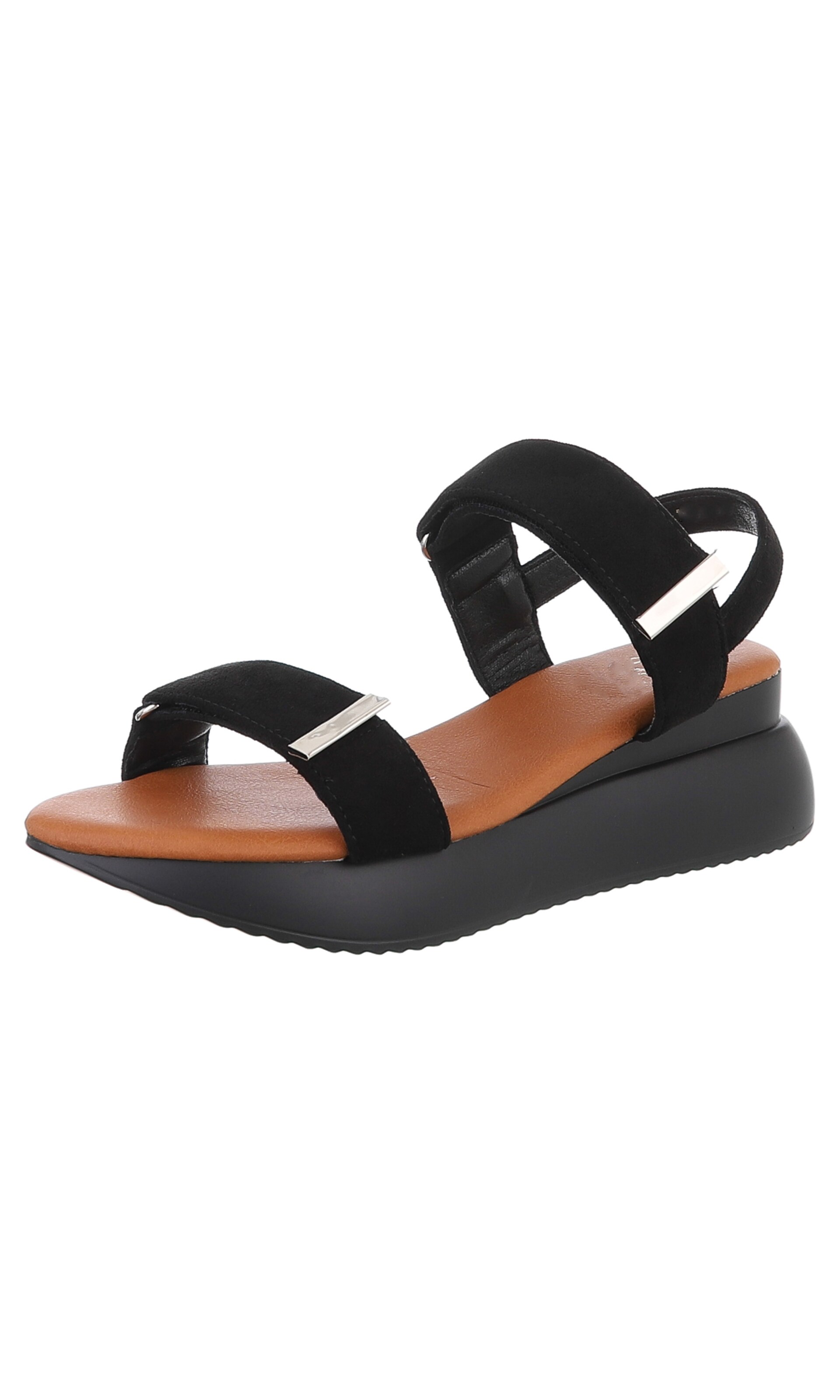 Ital-Design Sandals in Black: front