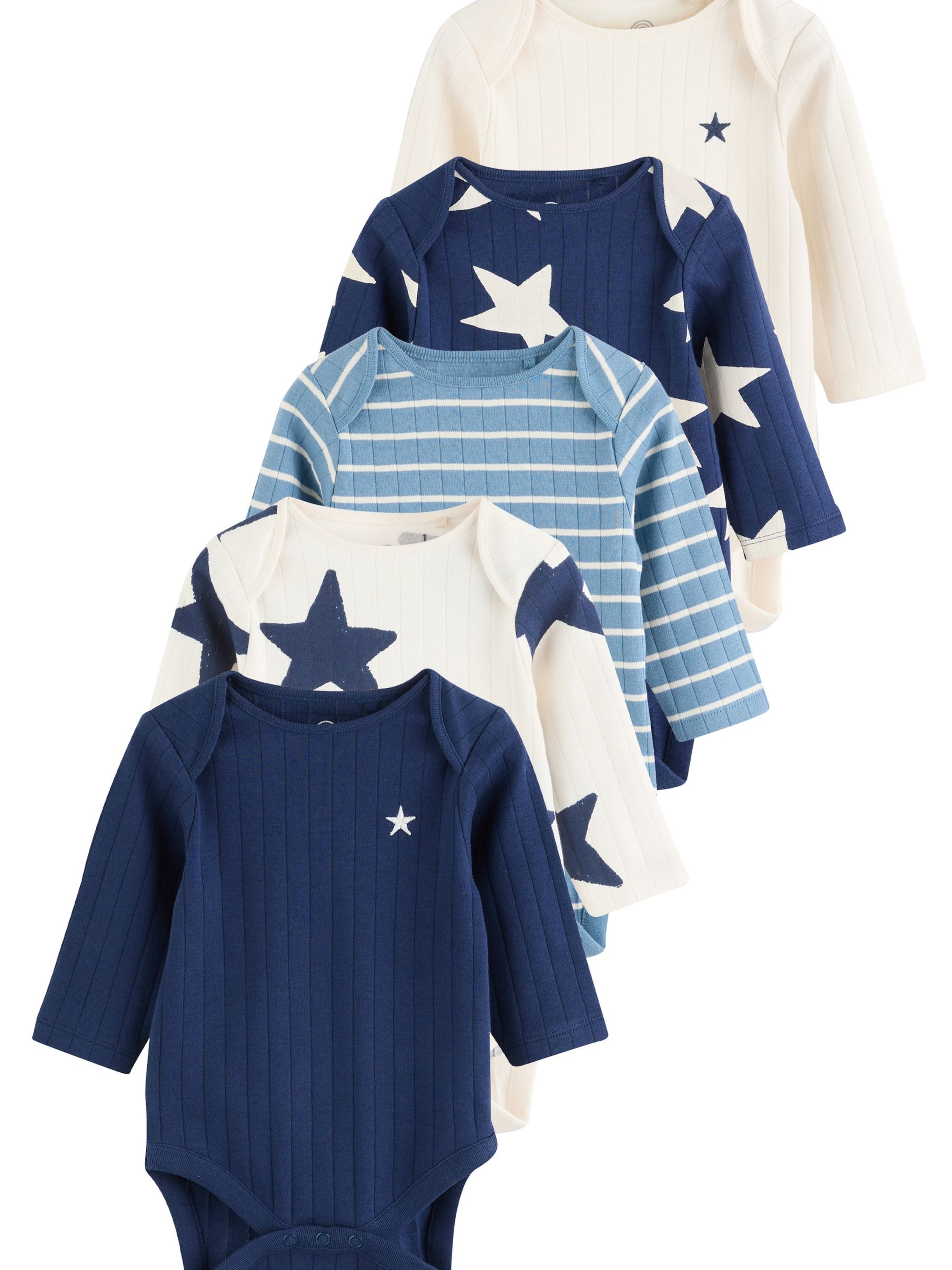 Next Dupačky/body – modrá: přední strana