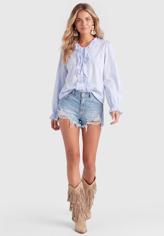 IZIA - Blusa en azul