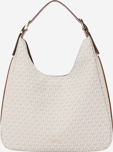 Rankinė ant peties iš MICHAEL Michael Kors, spalva – nebalintos drobės spalva / karamelės / pilka, Prekių apžvalga