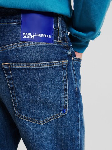KARL LAGERFELD JEANS Tapered Jeans i blå