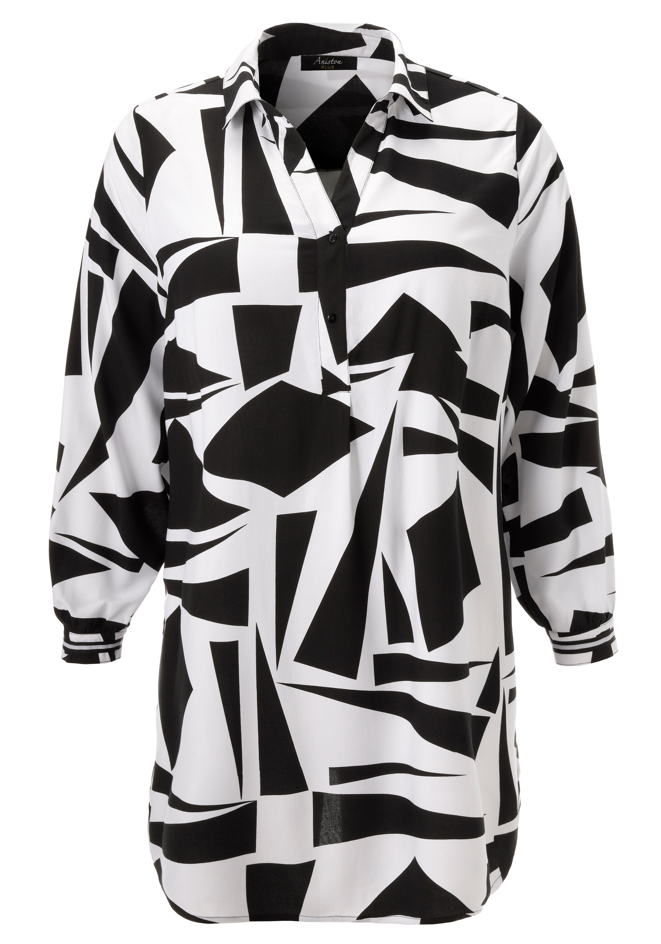 Aniston Bluse in Schwarz: Vorderseite