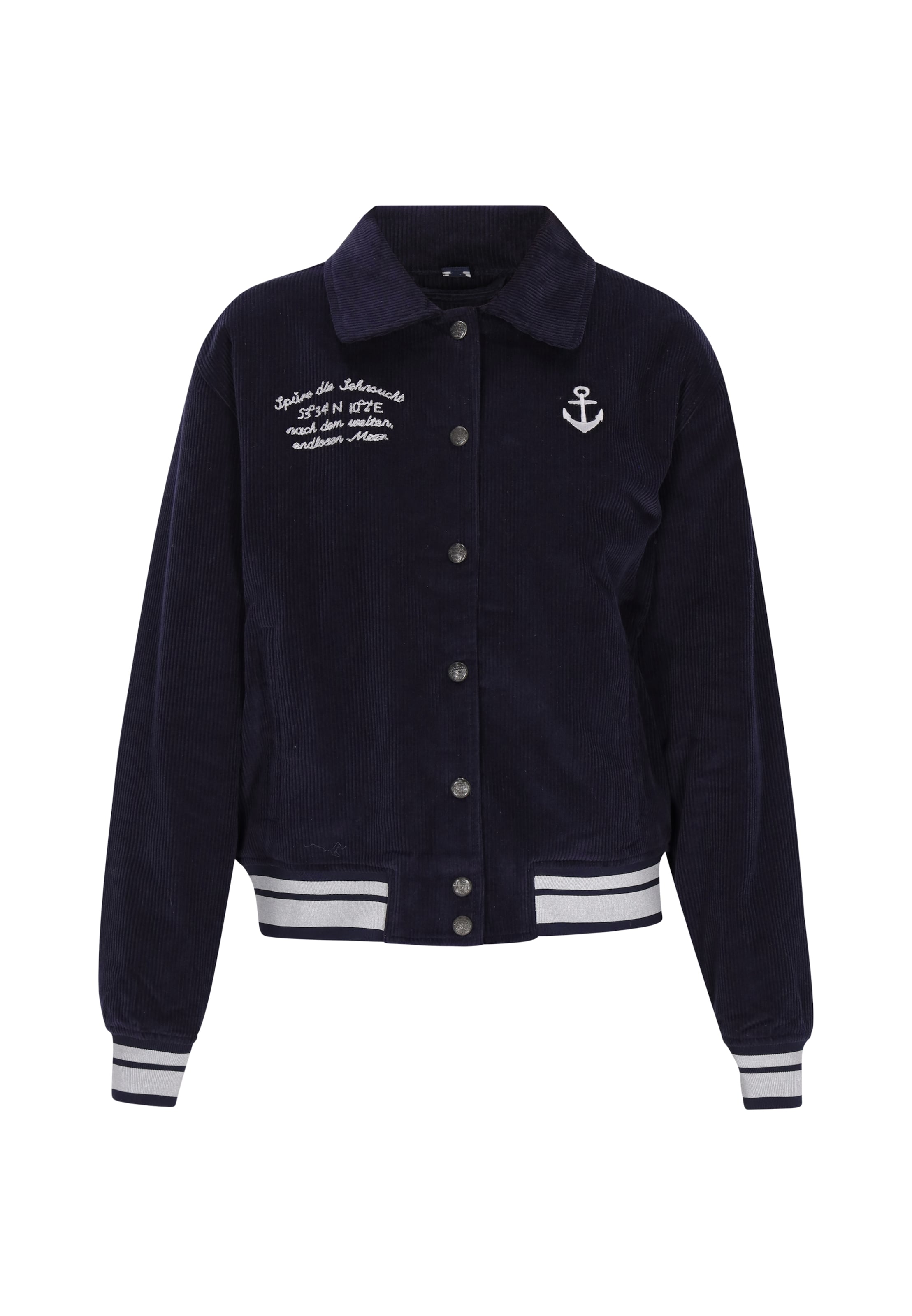 DreiMaster Vintage Between-season jacket in Blue: front