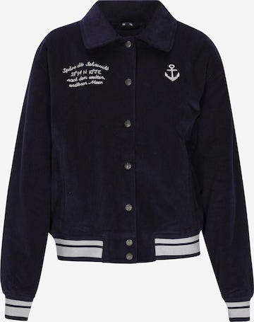 Veste mi-saison DreiMaster Vintage en bleu : devant