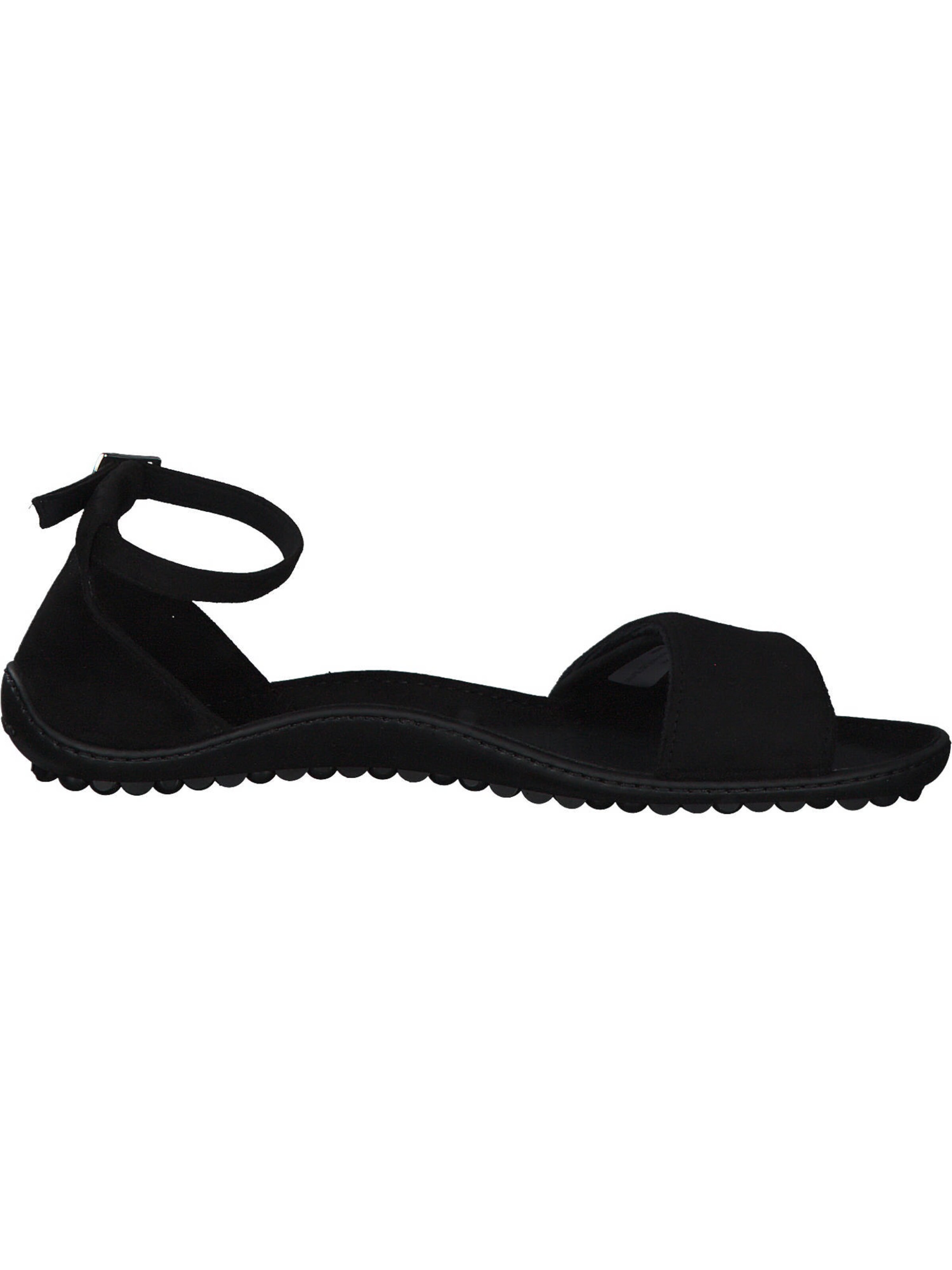 Leguano Strap Sandals in Black