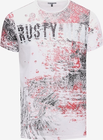 Rusty Neal T-Shirt in Weiß: Vorderseite