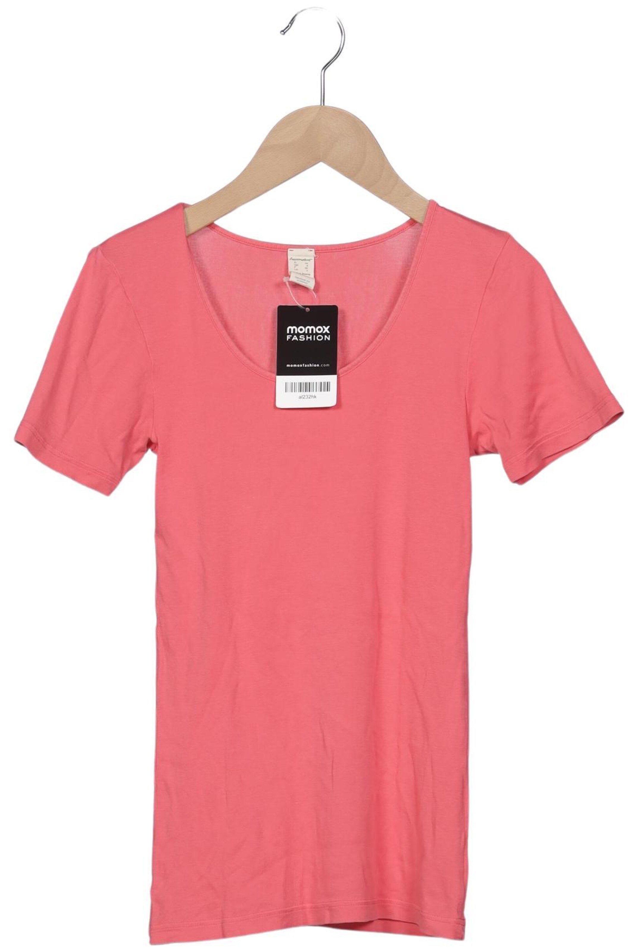 hessnatur Top & Shirt in XS in Pink: front