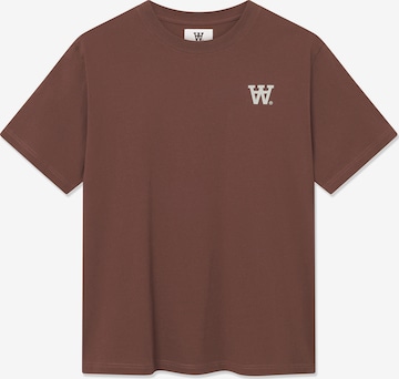WOOD WOOD Shirt 'Asa seal' in Brown: front