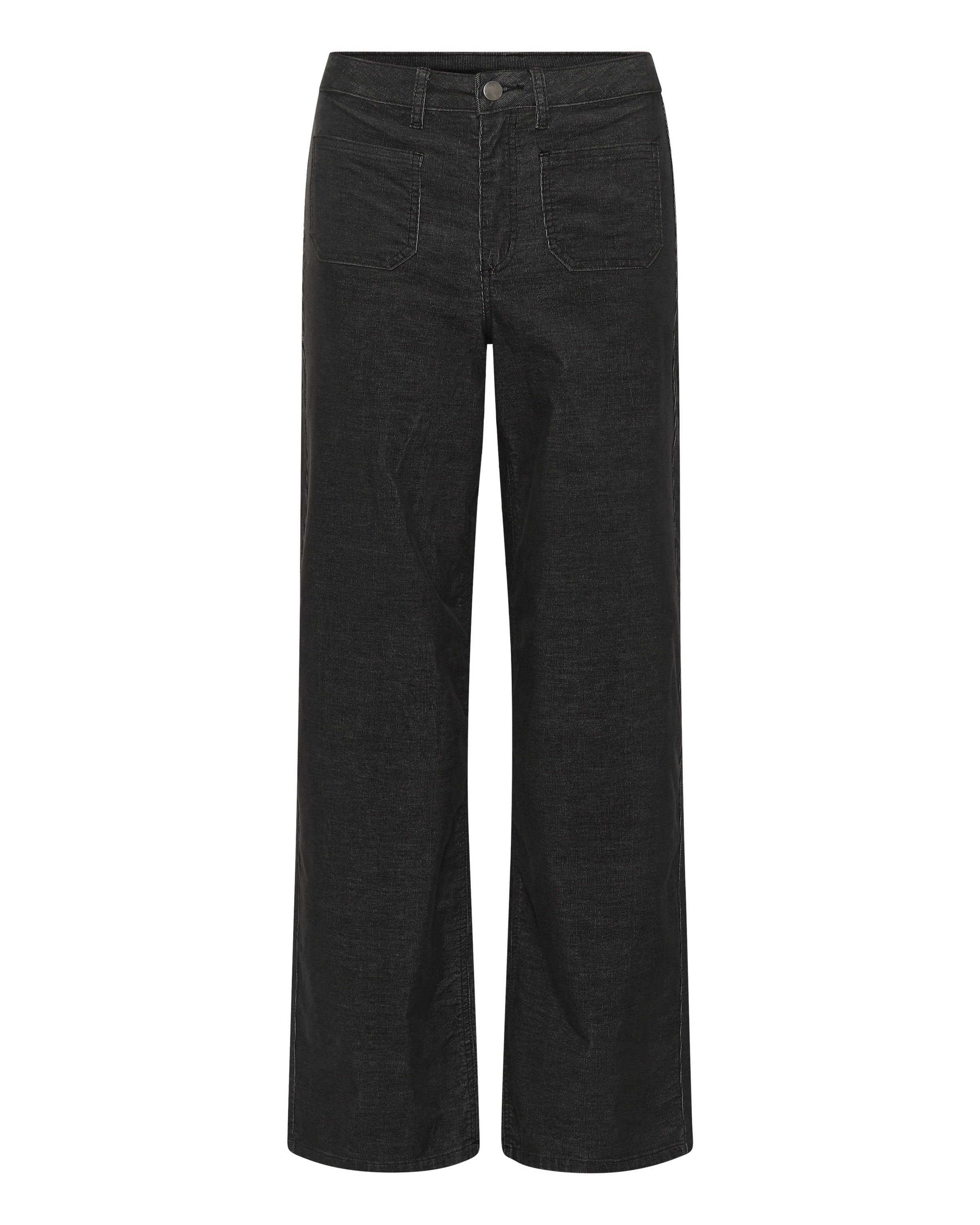 Kaffe regular Bukser i sort: forside