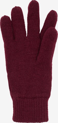INDICODE JEANS Full Finger Gloves 'Jason' in Red