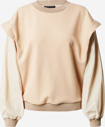 Sisley - Sweatshirt em bege: frente