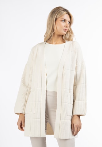 Cardigan usha WHITE LABEL en blanc : devant