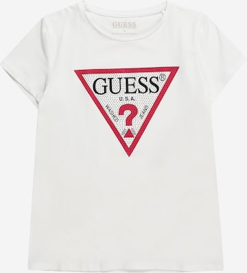 Maglietta di GUESS in bianco: frontale