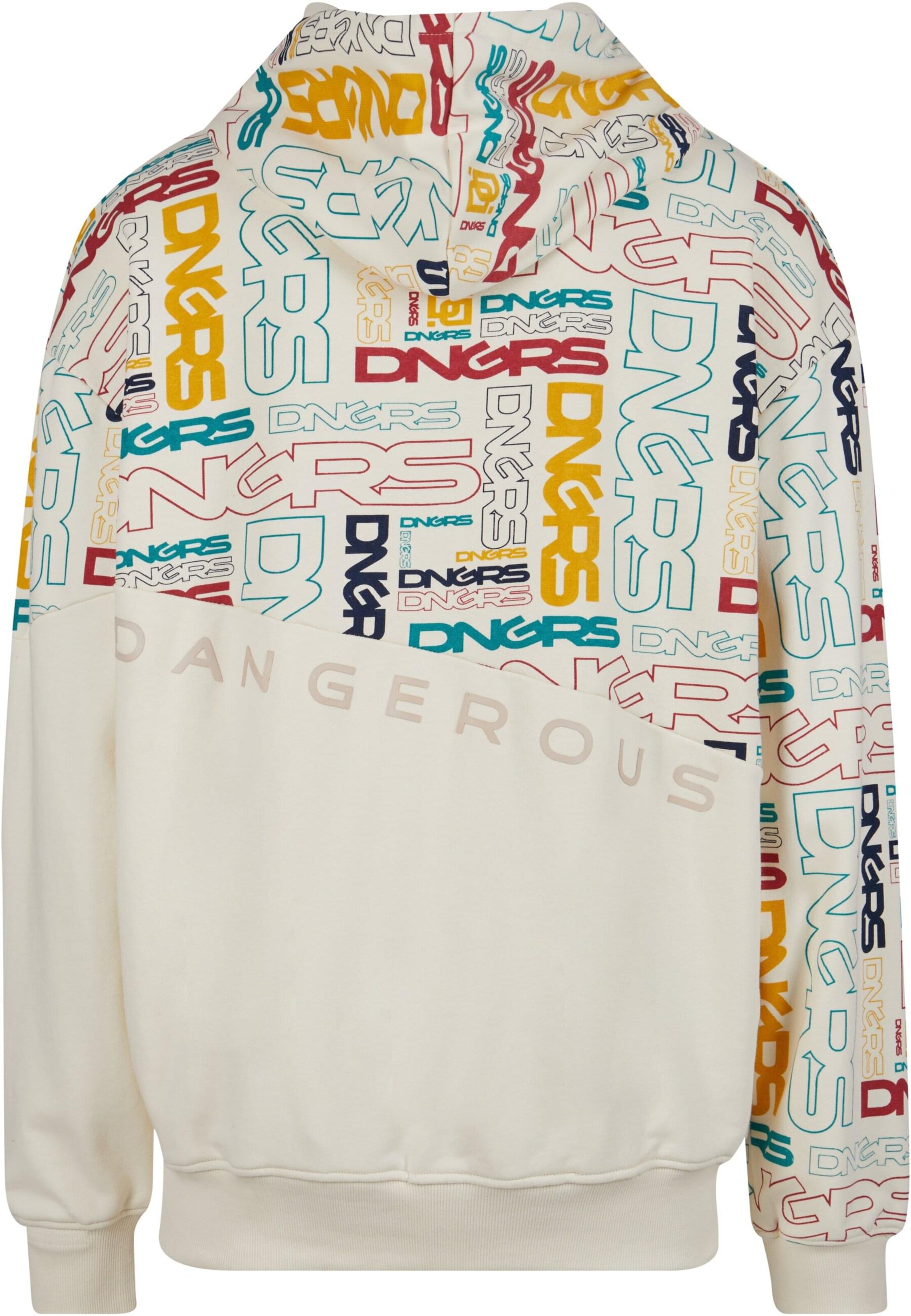 Dangerous DNGRS Sweatshirt 'Maze' in Beige