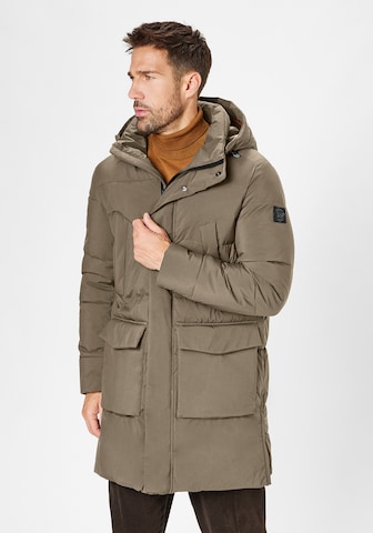 S4 Jackets Winter Jacket in Beige: front