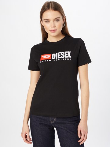 DIESEL Póló - fekete: elől