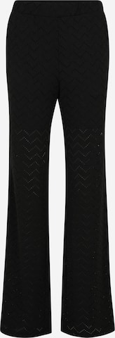 Vero Moda Tall Wide Leg Housut 'VMTHAS' värissä musta: etupuoli