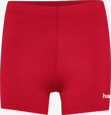 Skinny Sous-vêtements de sport Hummel en rouge : devant