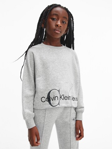 Calvin Klein Jeans Mikina – šedá