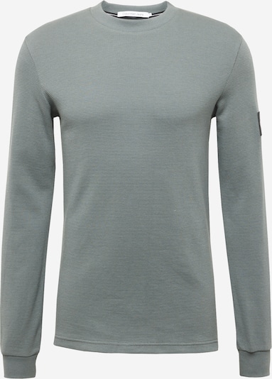 Calvin Klein Jeans Shirt in basaltgrau / schwarz / weiß, Produktansicht