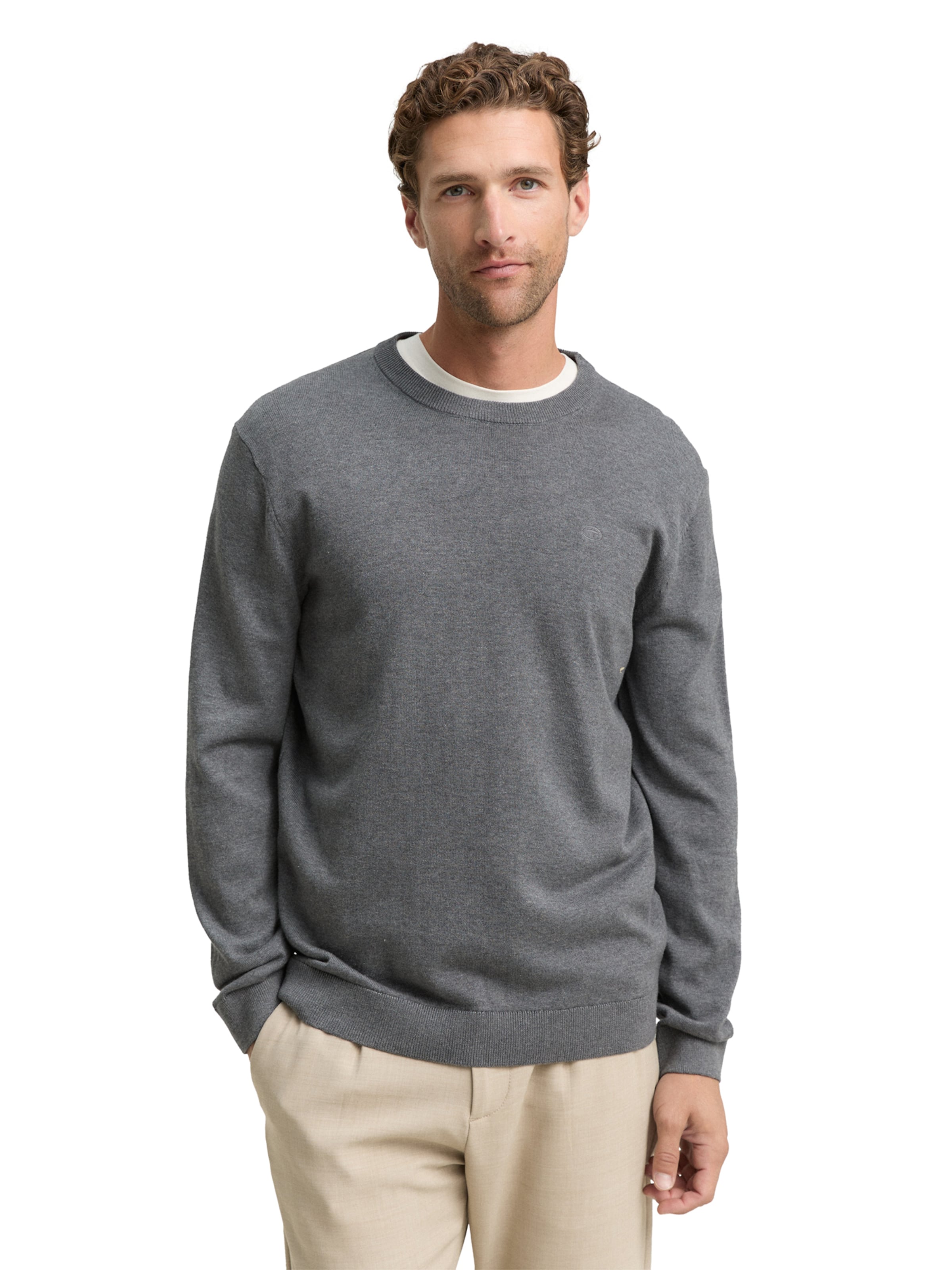 TOM TAILOR - Jersey en gris: frente