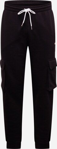 Tapered Pantaloni sport de la Champion Authentic Athletic Apparel pe negru: față