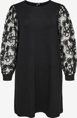 Vero Moda Curve Kleid 'VMCHALI' in Schwarz: Vorderseite