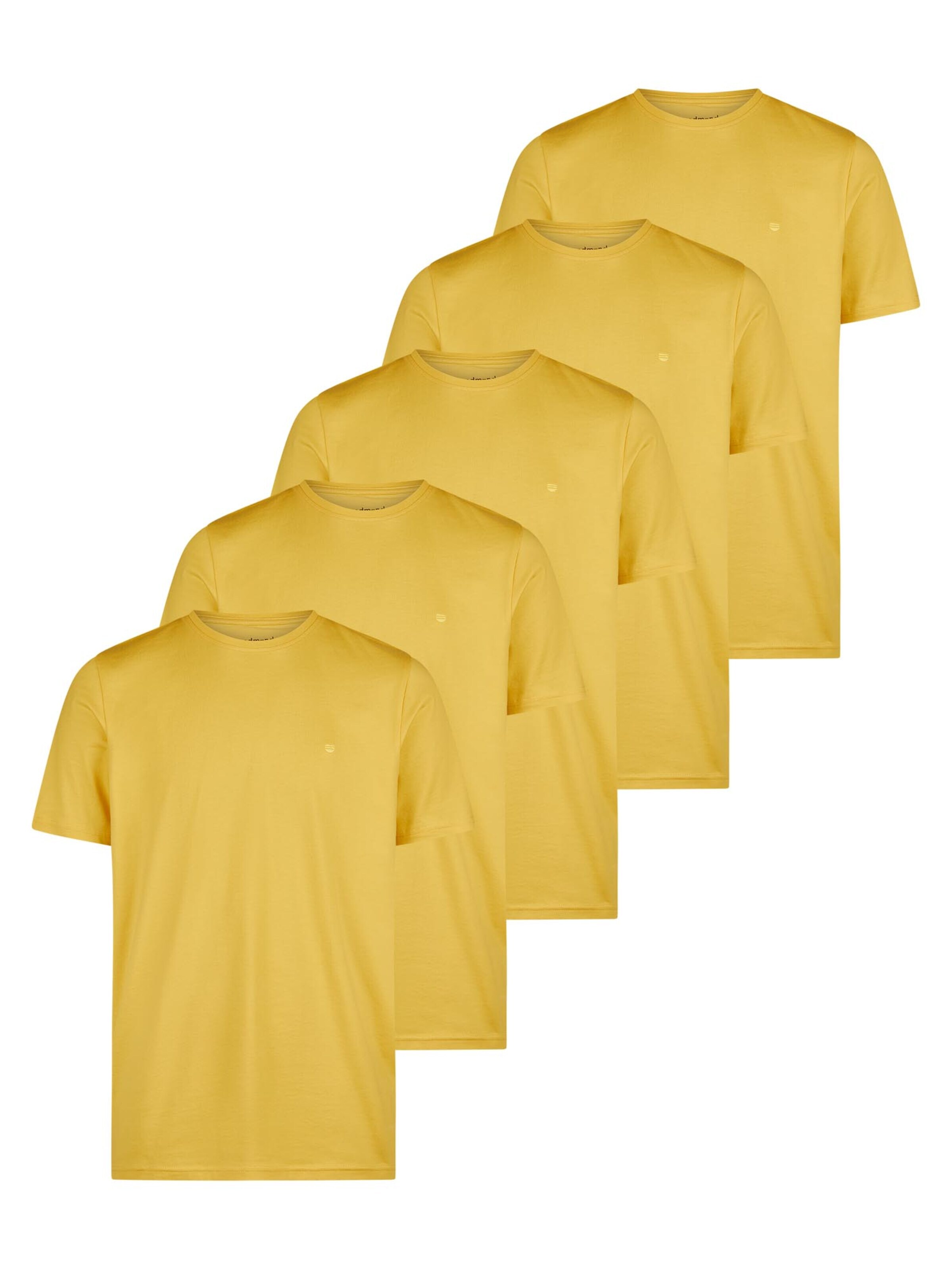 redmond Shirt 'Basic' in Yellow: front