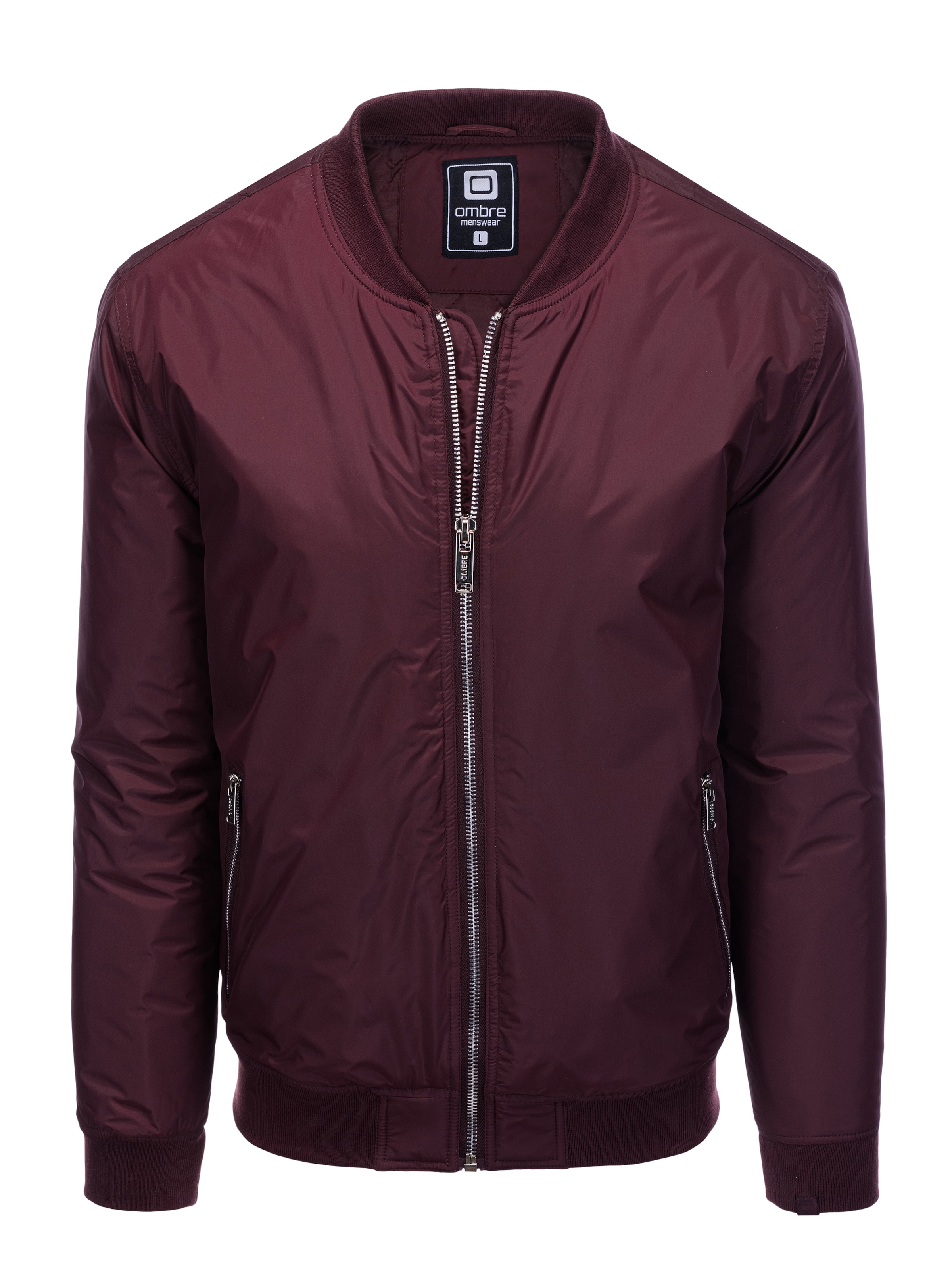 Veste mi-saison 'C538' Ombre en rouge : devant