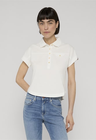 REPLAY Shirt in Wit: voorkant