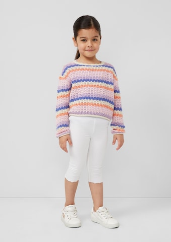 Coupe slim Leggings s.Oliver en blanc : devant