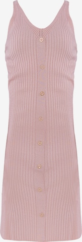 Felix Hardy - Vestido de punto en beige: frente