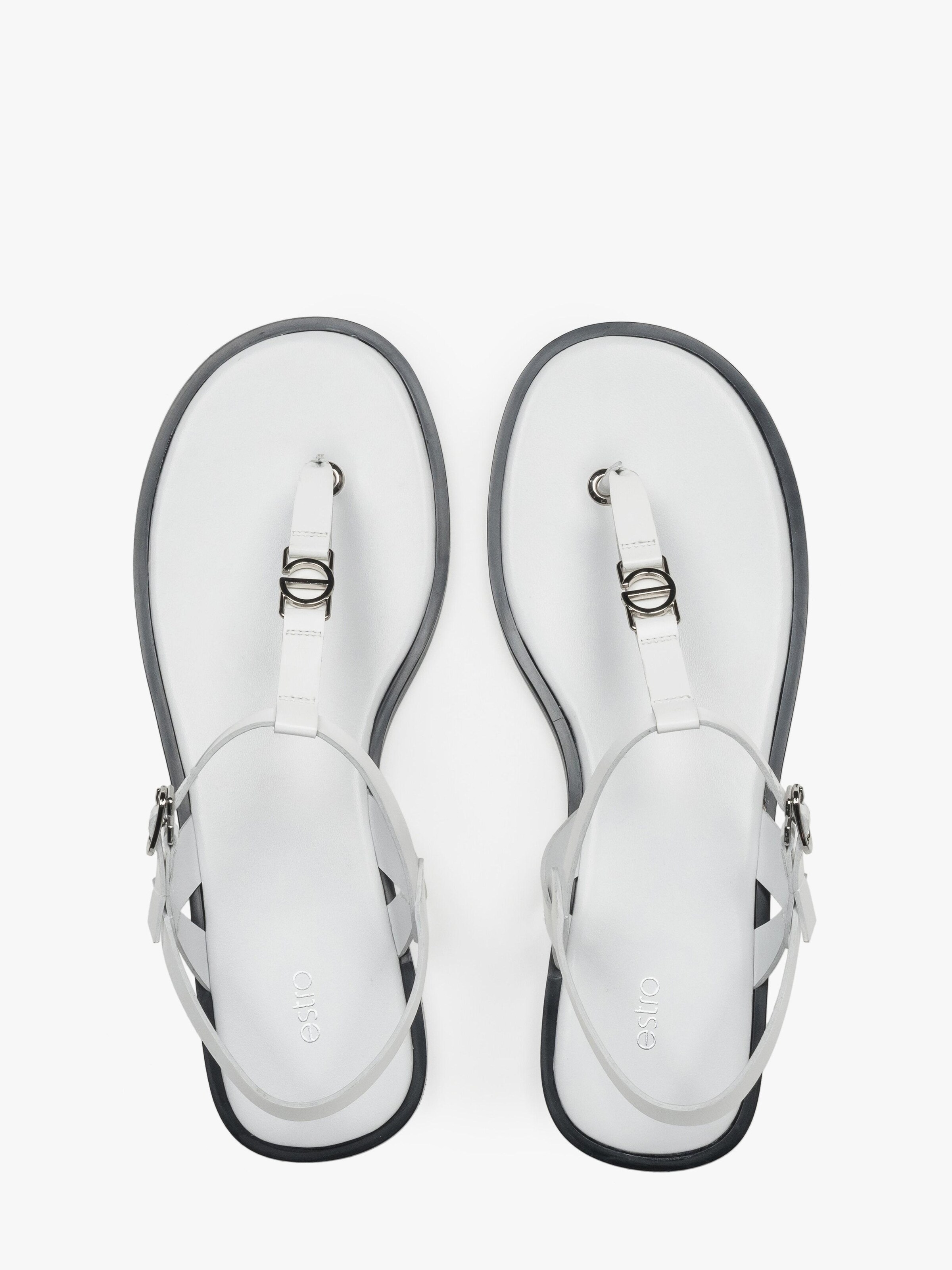 Estro Teenslipper '010-3' in Wit