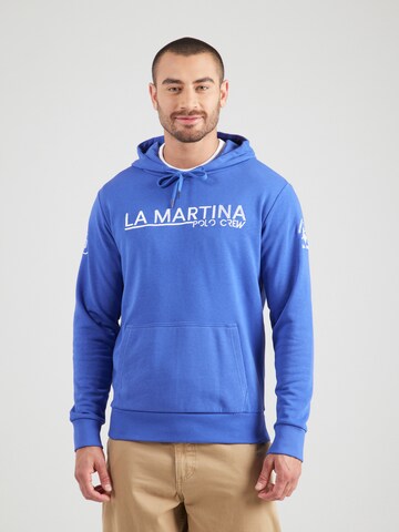 La Martina Sweatshirt in Blue: front
