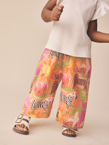 Next Wide leg Broek in Oranje: voorkant