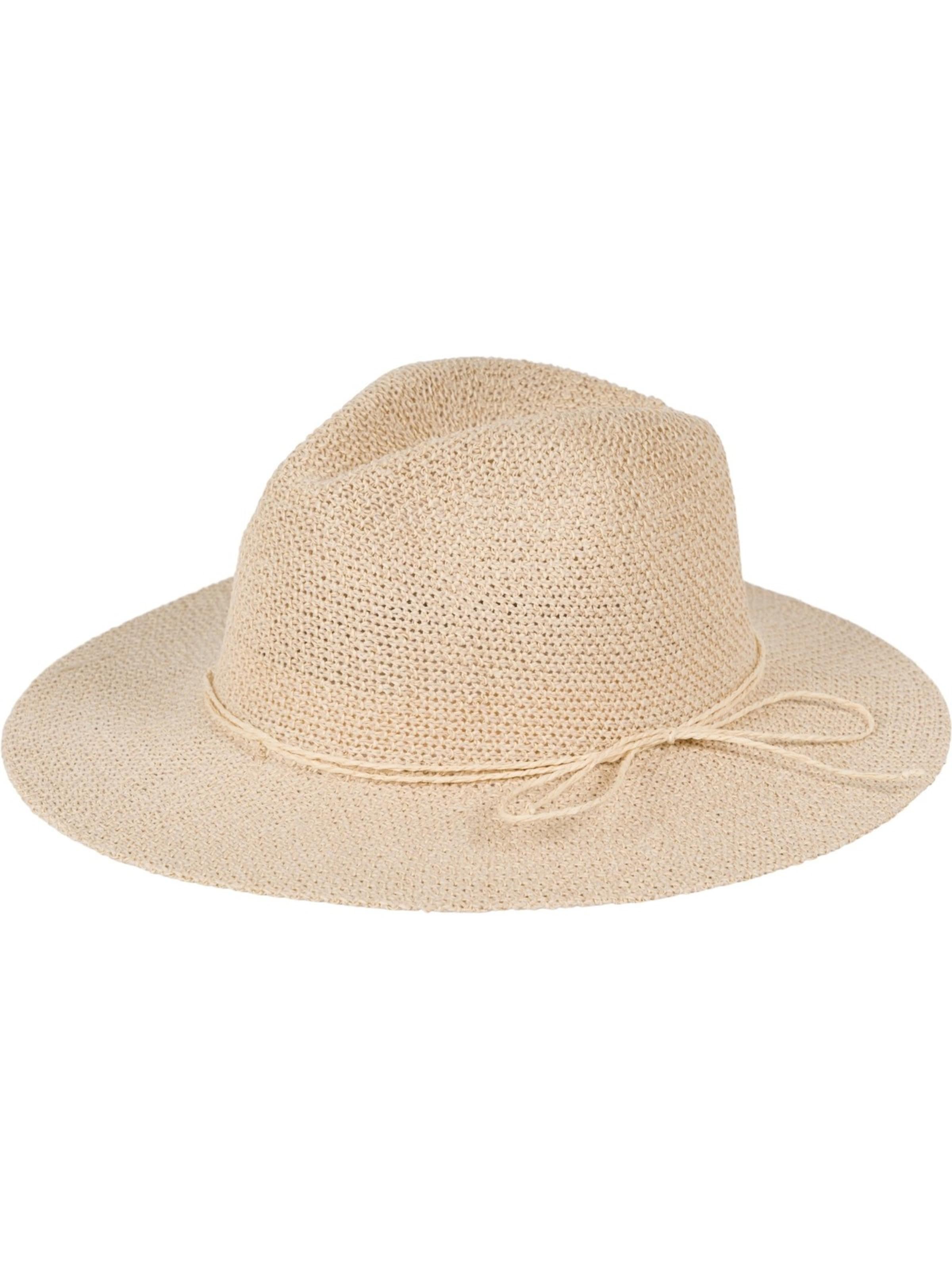 styleBREAKER Hut 'Panama Strohhut'‌ in Beige: Vorderseite