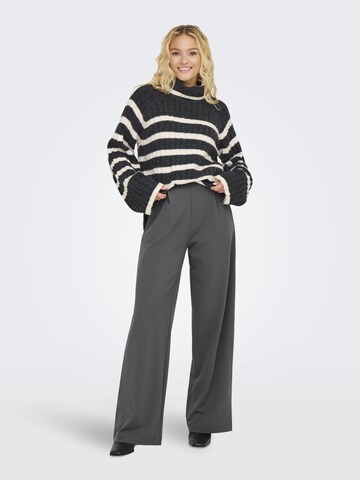 Wide Leg Pantalon à pince 'GEGGO' JDY en gris