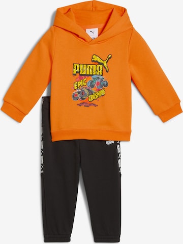 PUMA Jogginganzug 'Puma x Hot Wheels™ Monster Trucks' in Orange: Vorderseite