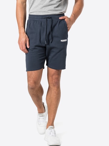 HummelSportske hlače 'Legacy' - plava boja: prednji dio
