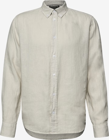 Street One MEN Button Up Shirt in Beige: front