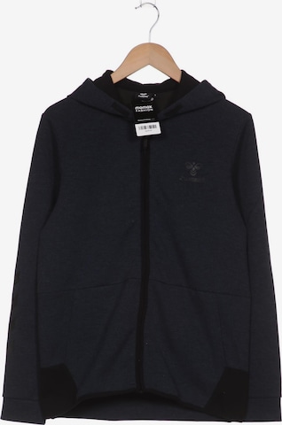 Hummel Sweatshirt & Zip-Up Hoodie in S in Blue: front